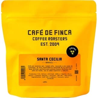 Café en grano de Santa Cecilia Brasil bolsa 250 g - Cafe De Finca