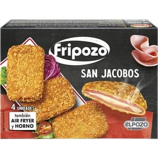 San jacobos jamón y queso empanado 4 unidades estuche 320 g - Fripozo