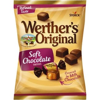 Caramelos blandos de toffee con chocolate bolsa 120 g - Werther's Original