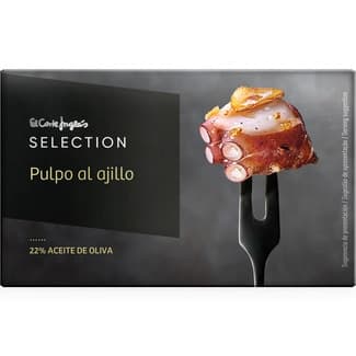 Pulpo al ajillo lata 72 g neto escurrido - El Corte Ingles Selection