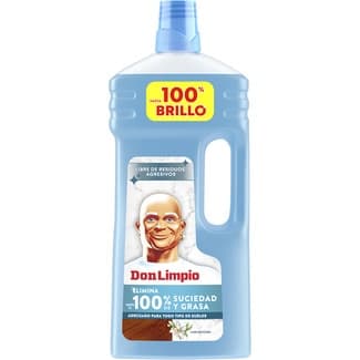 Limpiador multiusos Limpieza + Cuidado para madera y mármol botella 1,3 l - Don Limpio