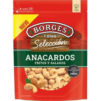 Anacardos fritos y salados bolsa 160 g - Borges Seleccion
