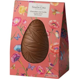 Huevo de chocolate con leche de Pascua envase 150 g - Simon Coll