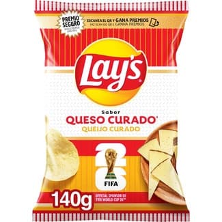 Patatas fritas sabor a queso curado bolsa 140 g - Lay's