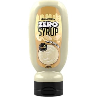 Zero sirope sabor chocolate blanco vegano bote 330 ml - Quamtrax