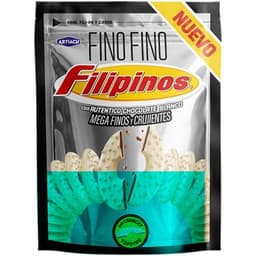 Roscos de galleta de chocolate blanco finos y crujientes bolsa 87 g - Artiach Filipinos