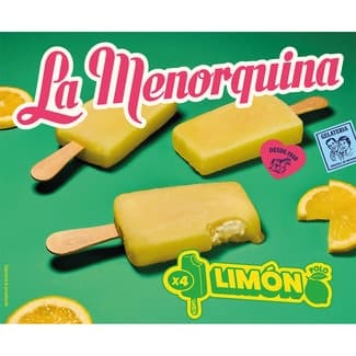 Polo de limón 4 unidades estuche 400 ml - Menorquina