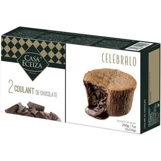 Coulant de chocolate estuche 200 g - Casa Eceiza