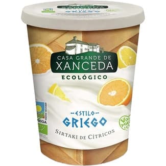 Yogur griego con cítricos ecológico envase 400 g - Casa Grande De Xanceda
