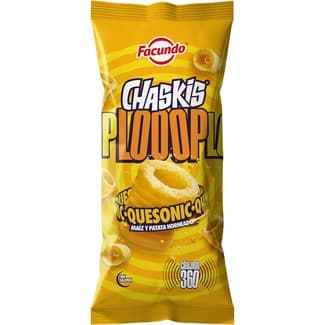 Chaskis Loop Quesonic snacks de maíz y patata horneados sin gluten bolsa 75 g - Facundo