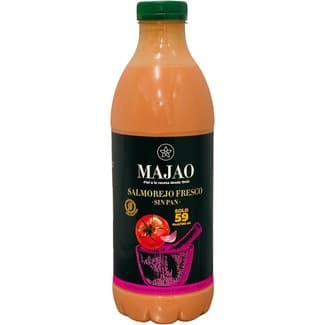 Salmorejo fresco sin pan sin gluten botella 1 l - Majao
