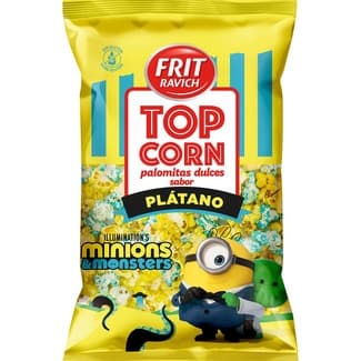 Top Corn palomitas dulces sabor plátano Minions bolsa 80 g - Frit Ravich