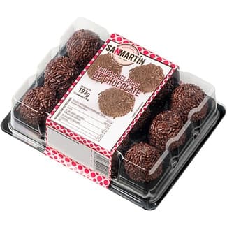 Trufas heladas de chocolate estuche 192 g - San Martin