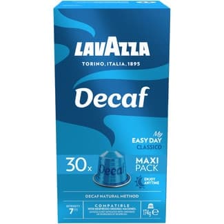 Café descafeinado My Easy Day intensidad 7 estuche 30 cápsulas compatibles con máquinas Nespresso - Lavazza