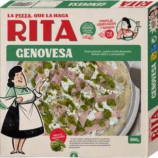Pizza genovesa de pesto estuche 400 g - Rita