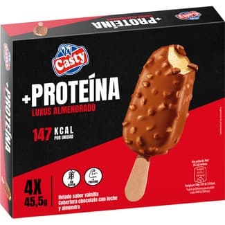 Bombón almendrado proteico clásico sin gluten 4 unidades estuche 280 ml - Casty