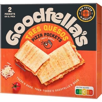 Pizza pocket tres quesos 2 unidades estuche 250 g - Goodfella's