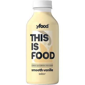 This is Food batido sustitutivo sabor vainilla bote 500 ml sin gluten sin lactosa - Yfood