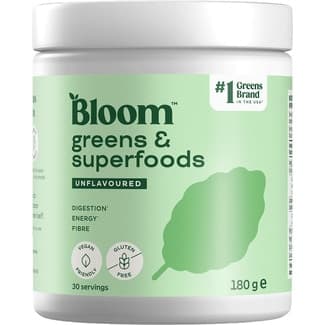 Mezcla de supergreens y frutas sabor original bote 180 g - Bloom Nutrition
