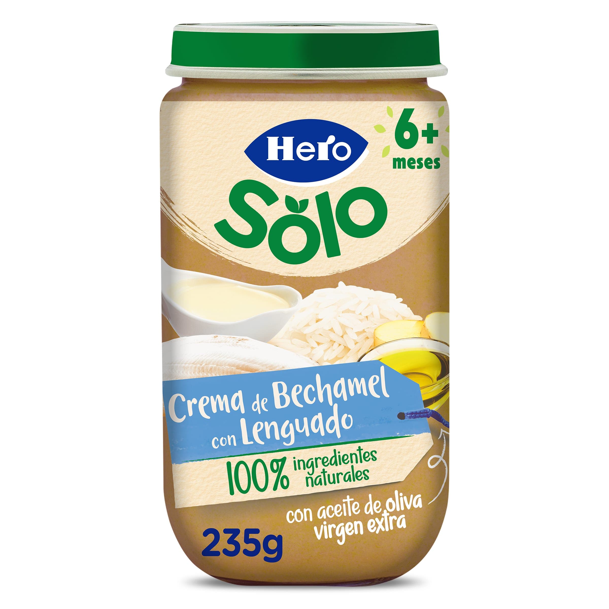 Crema de bechamel con lenguado Hero frasco 235 g