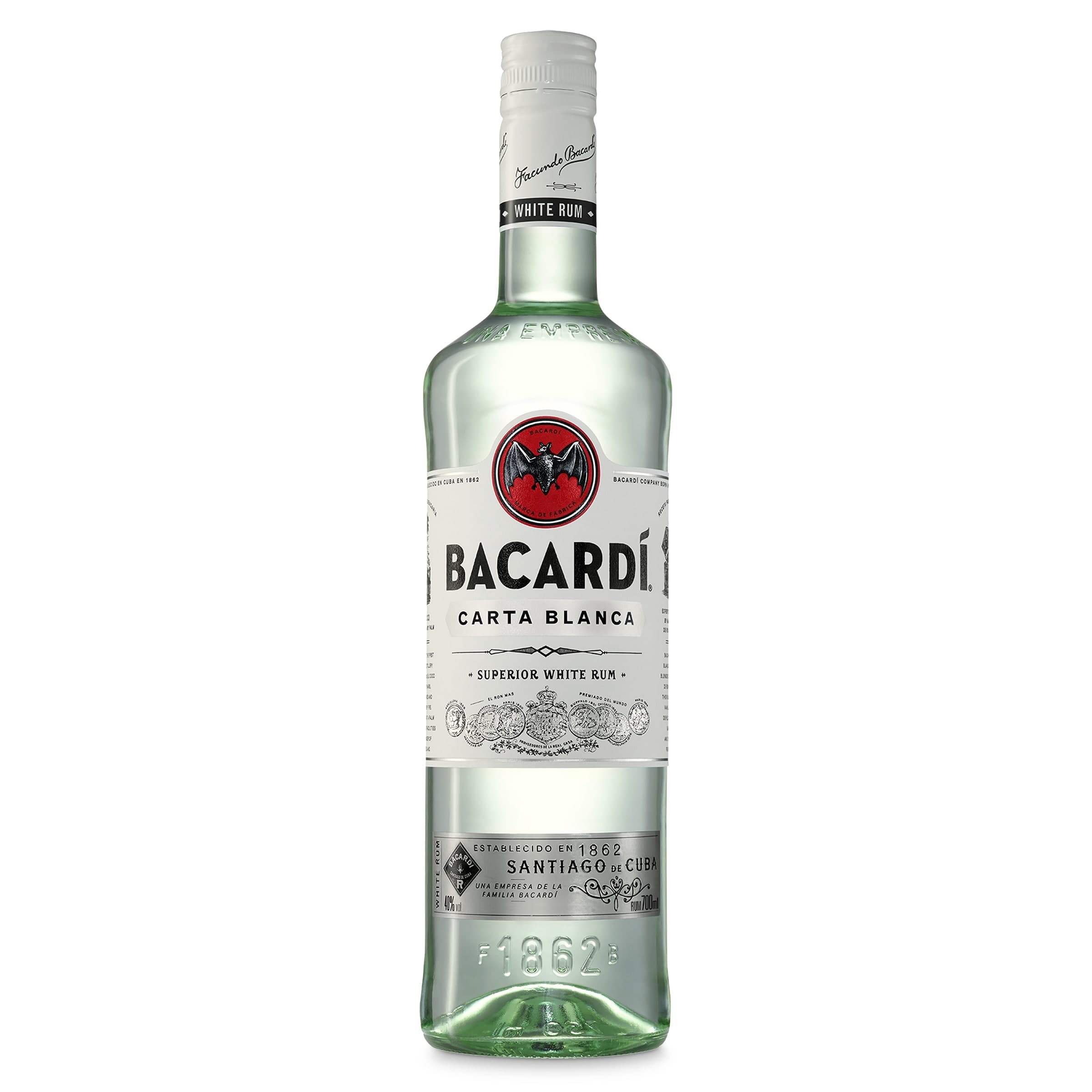 Ron blanco Bacardi 70 cl