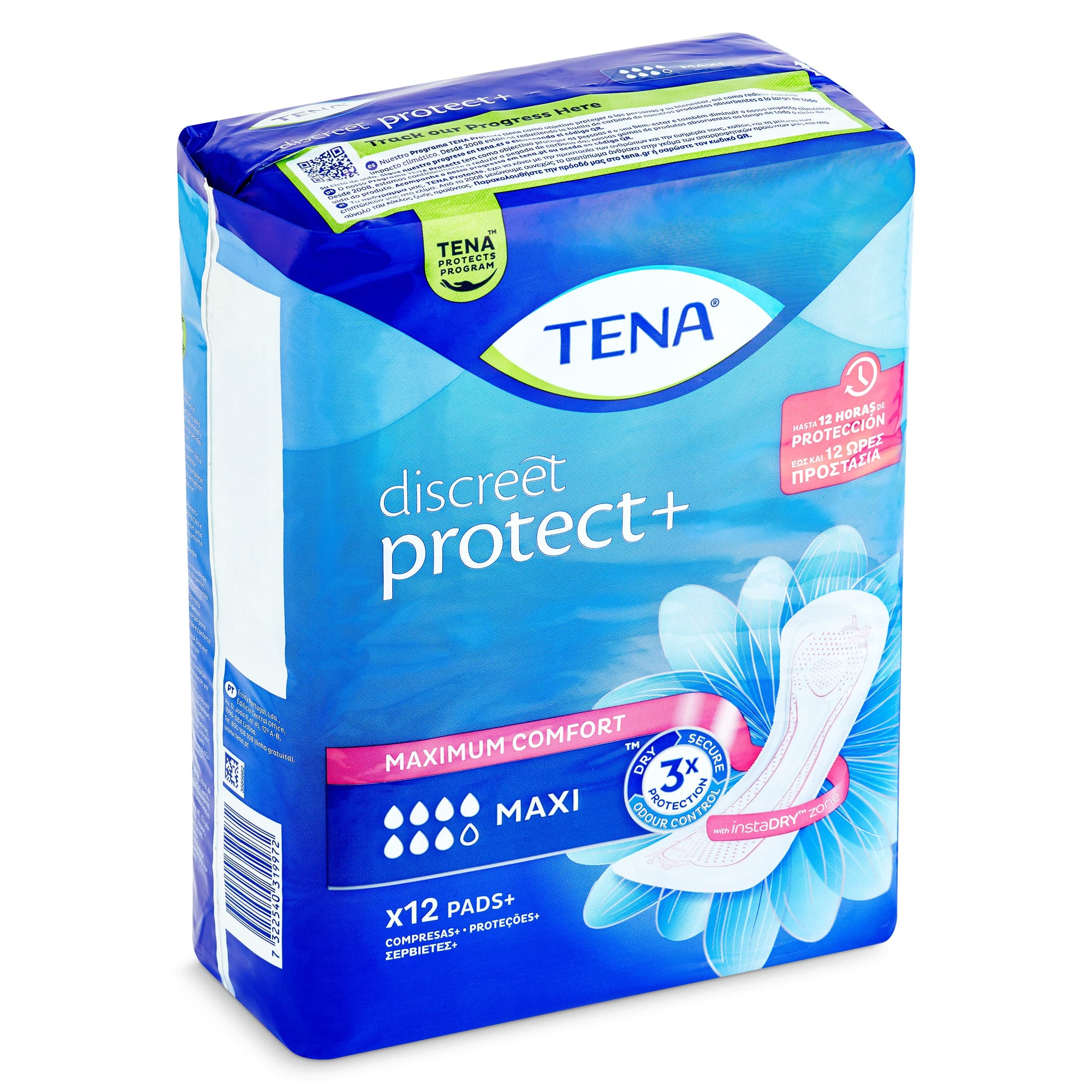 Compresas de incontinencia maxi Tena bolsa 12 unidades