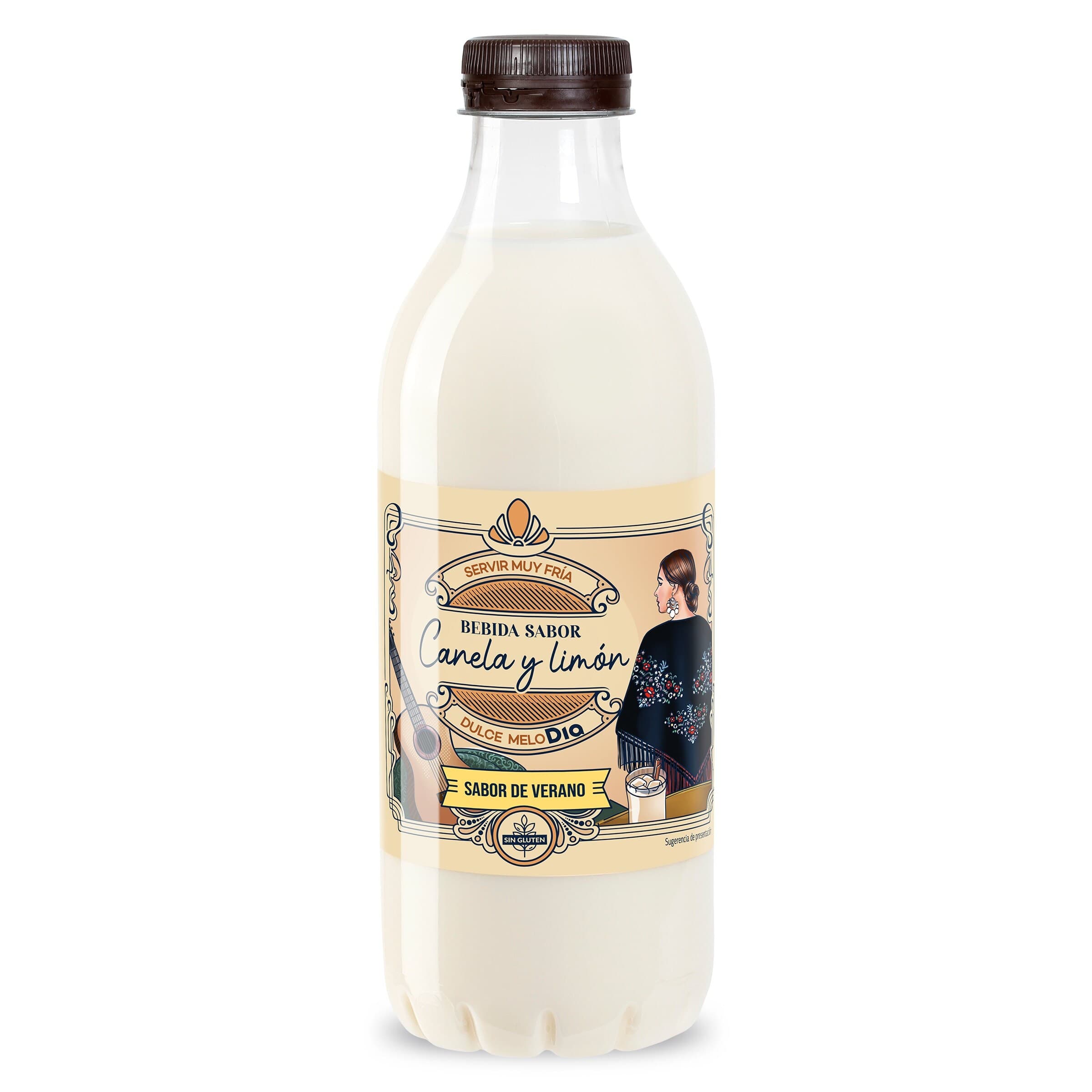 Bebida sabor canela y limón Dia 1 L