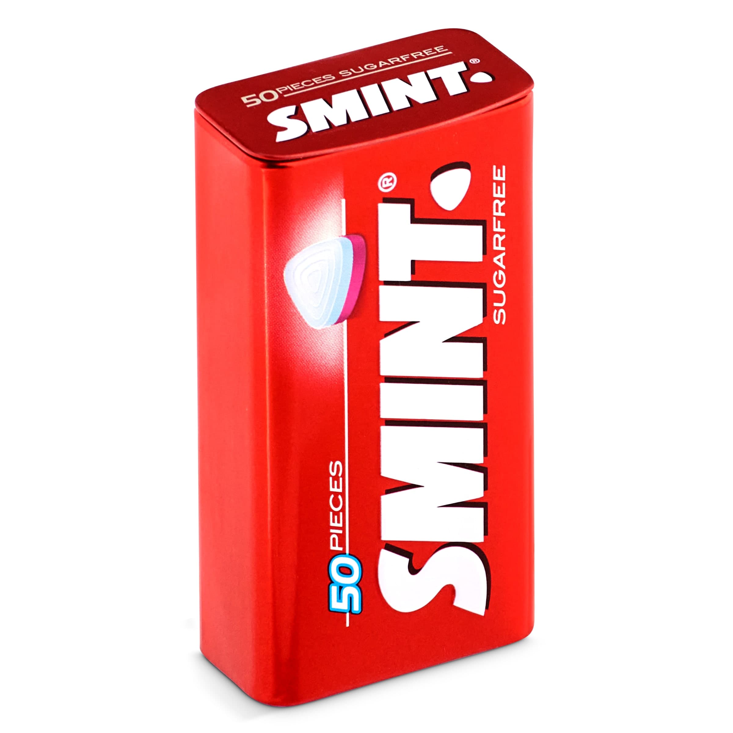 Caramelos de fresa sin azúcar Smint lata 35 g