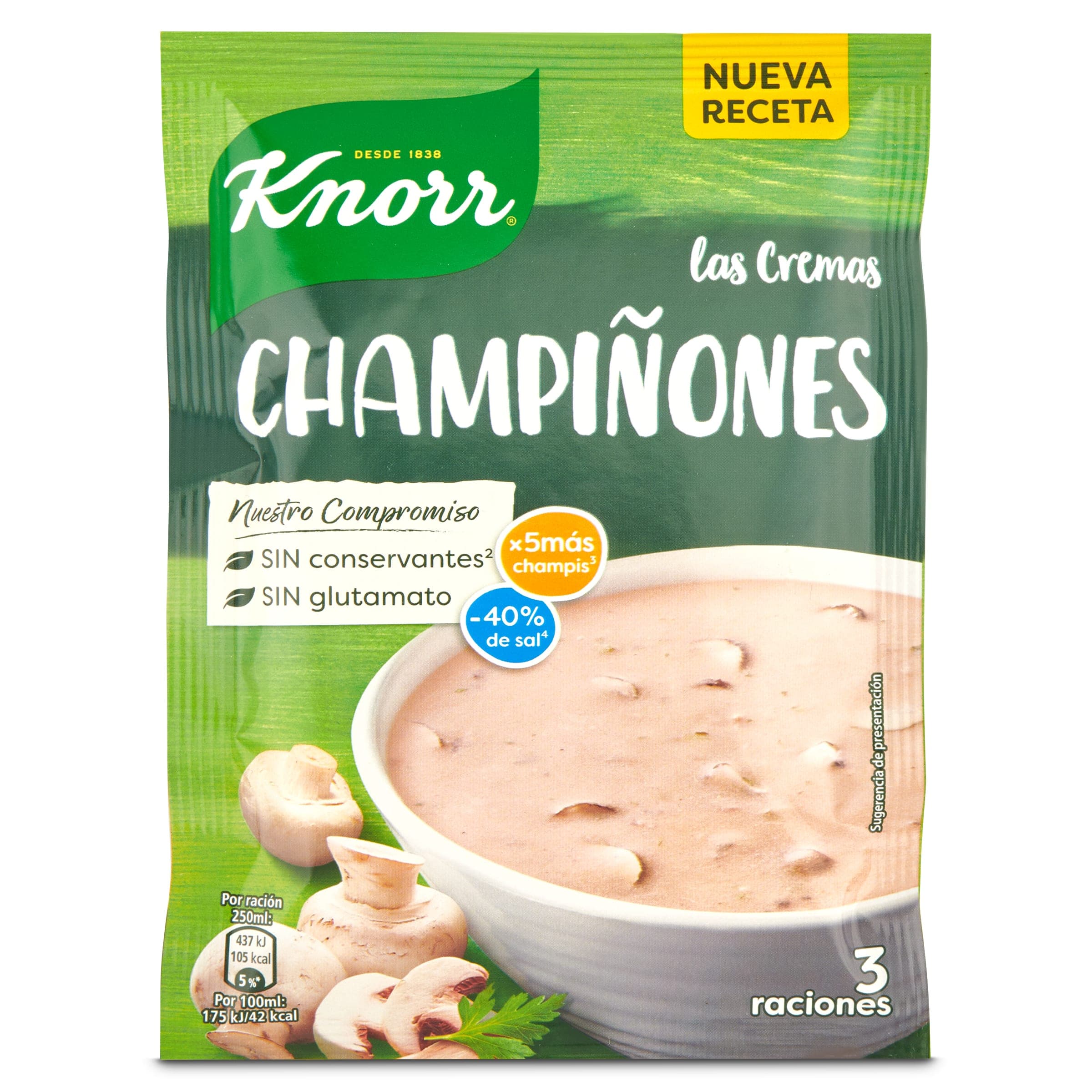Crema de champiñones Knorr 68 g