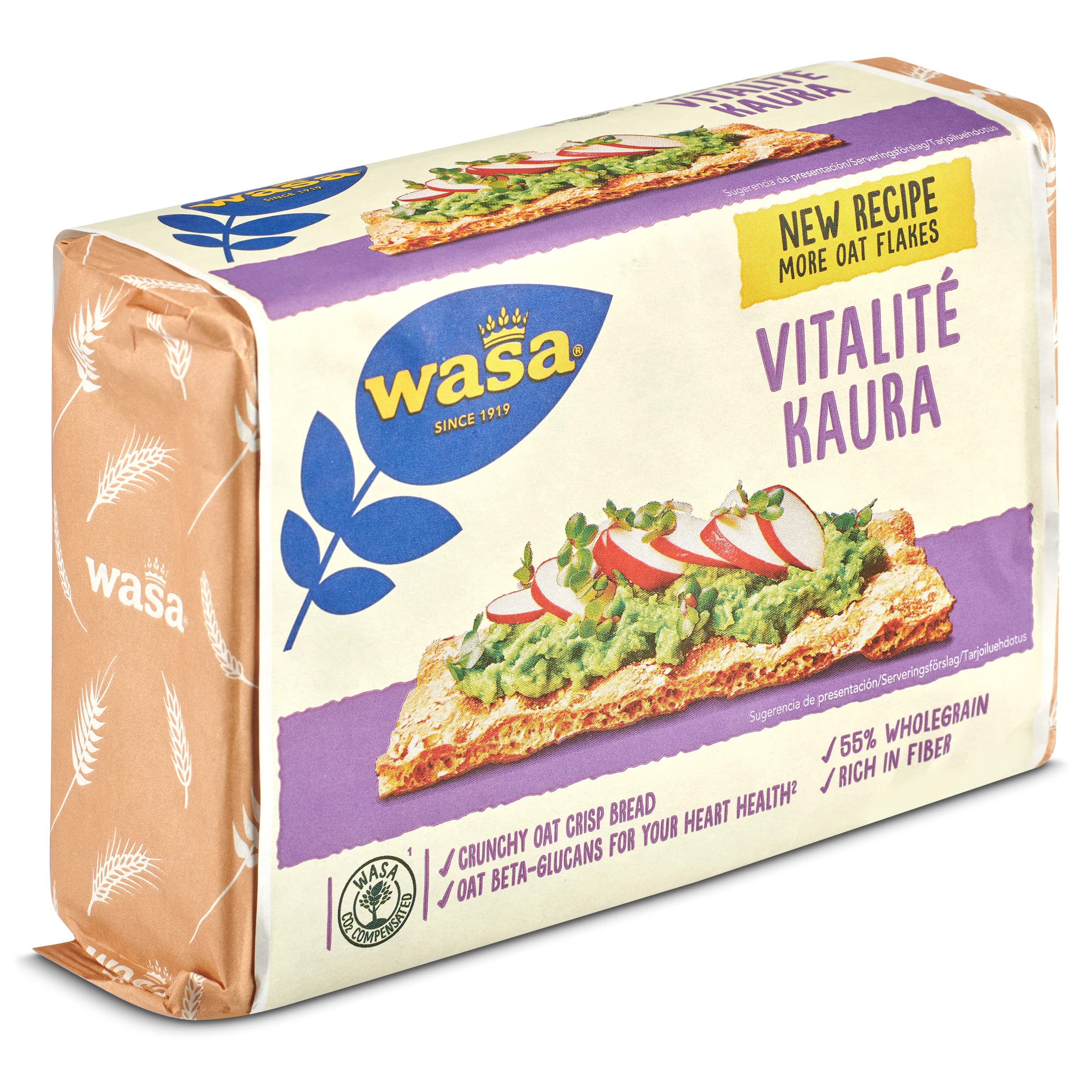 Pan de avena vitalité Wasa 280 g