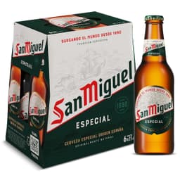 Cerveza San Miguel pack 6 x 25 cl