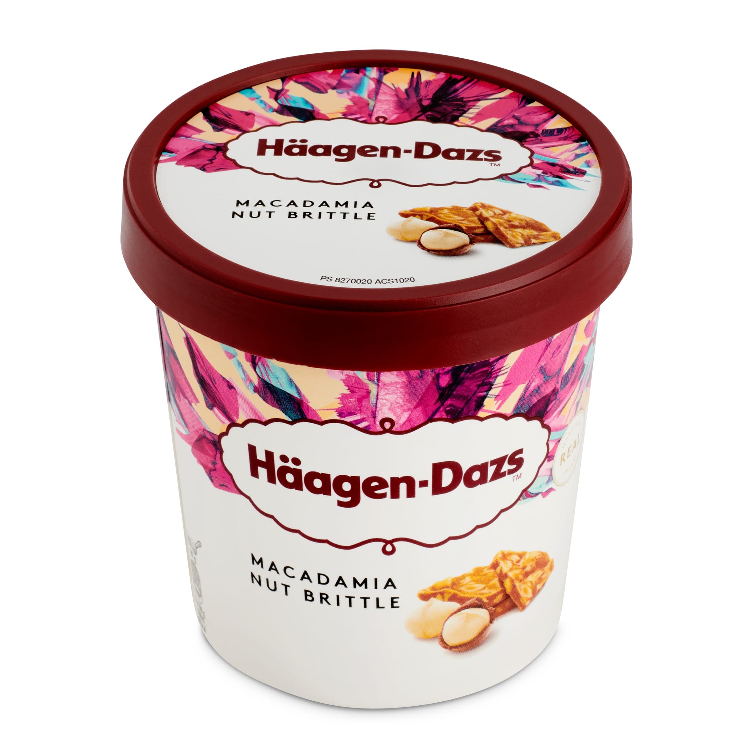 Tarrina de helado vainilla con nueces de macadamia Haagen Dazs 400 g