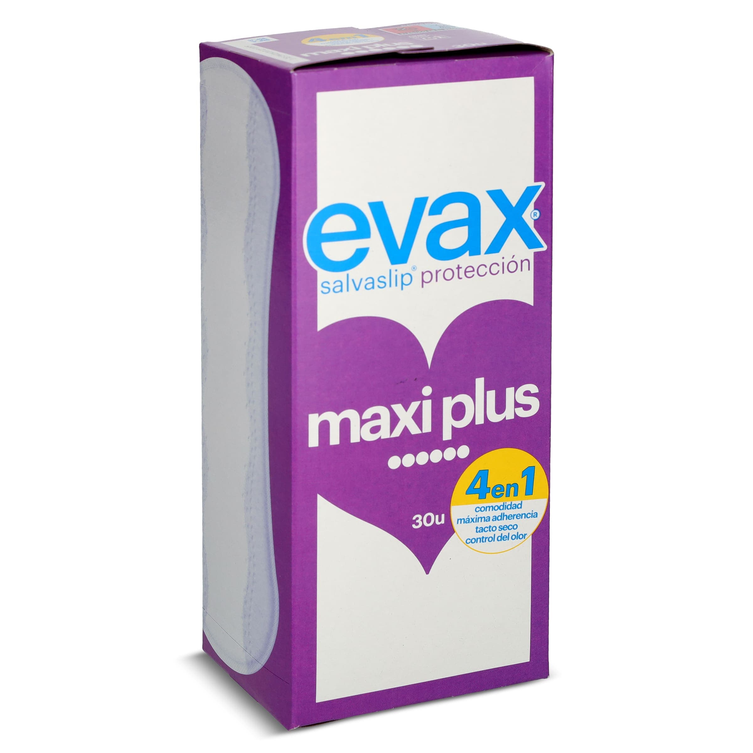 Protegeslips protección maxi plus Evax caja 30 unidades