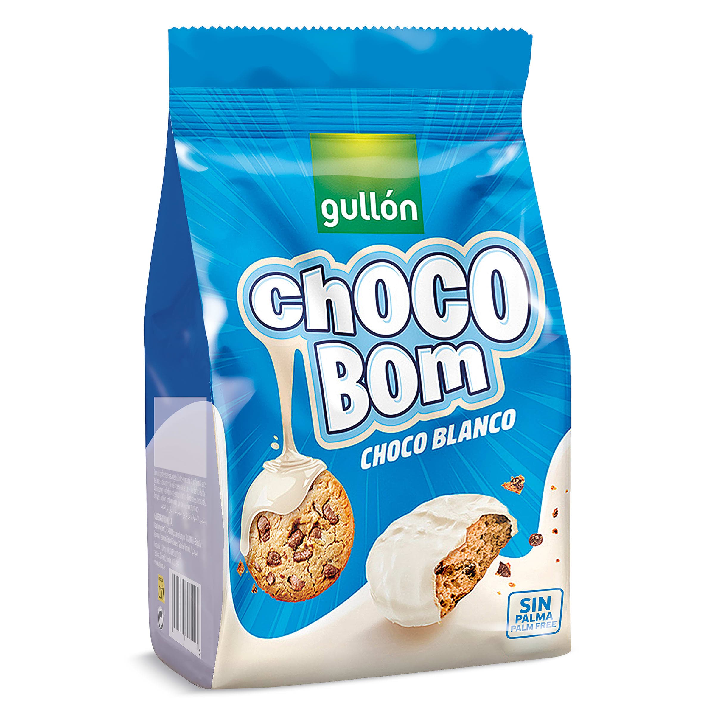Galletas chocobom chocolate blanco bolsa 100 g