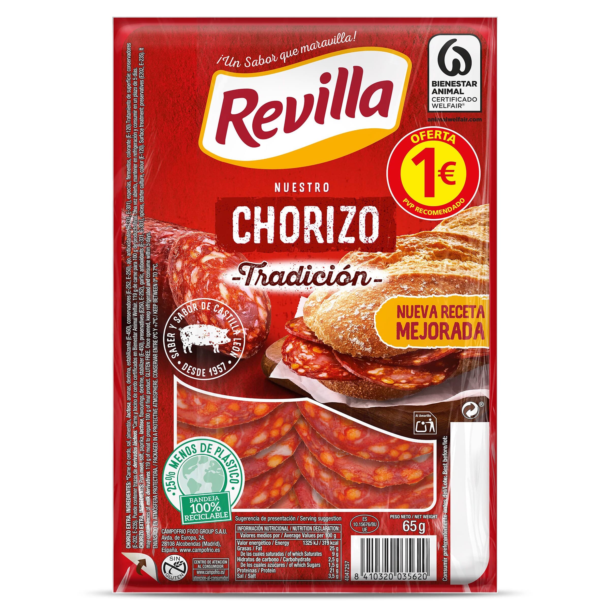 Chorizo Revilla 65 g