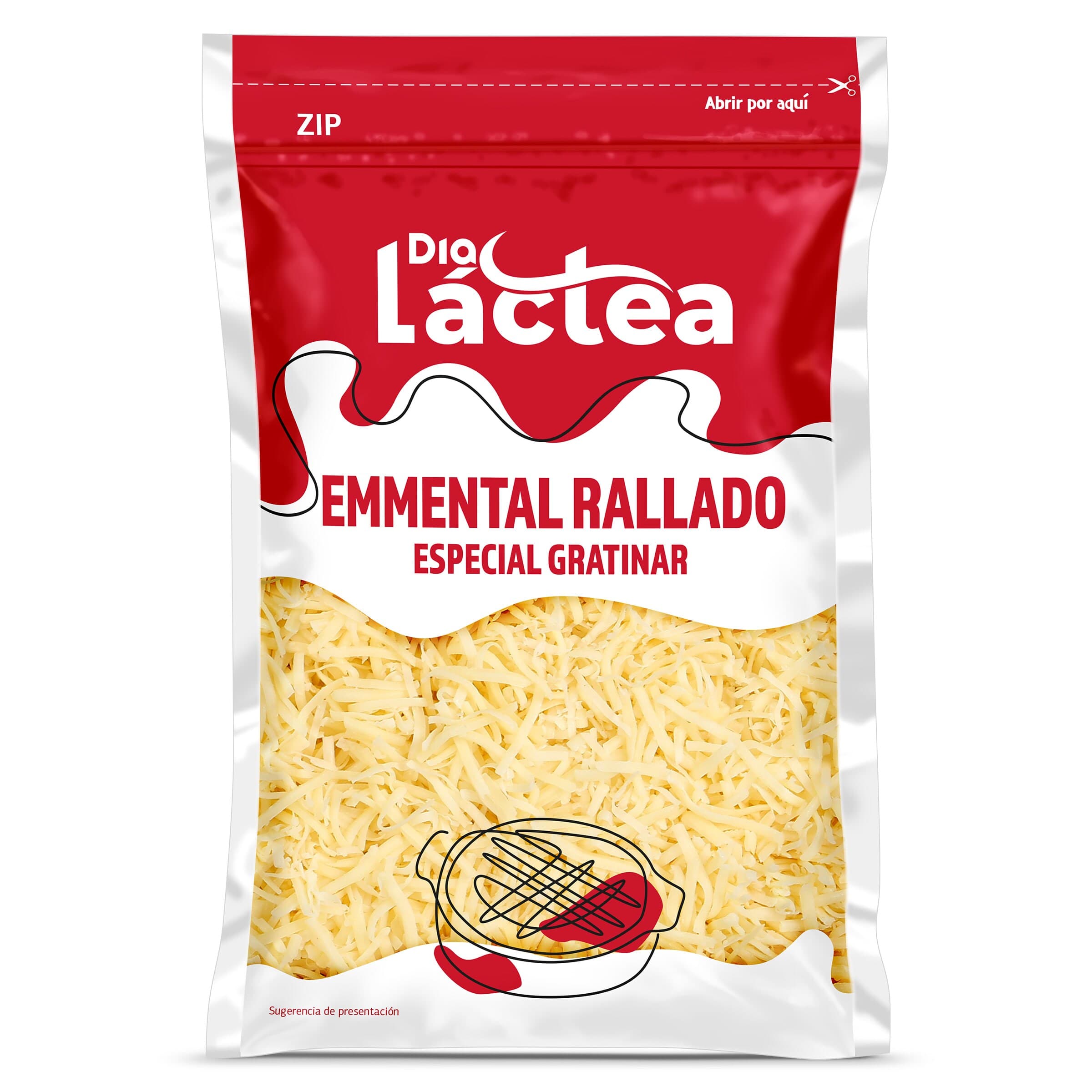 Queso emmental rallado Dia Láctea 200 g