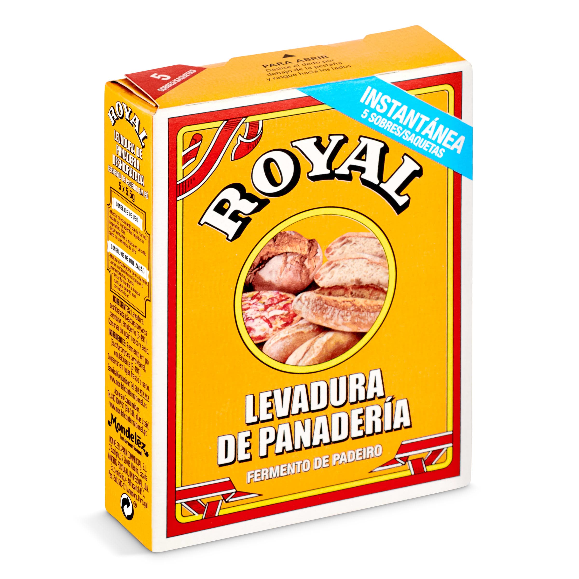Levadura de panadería Royal 27.5 g
