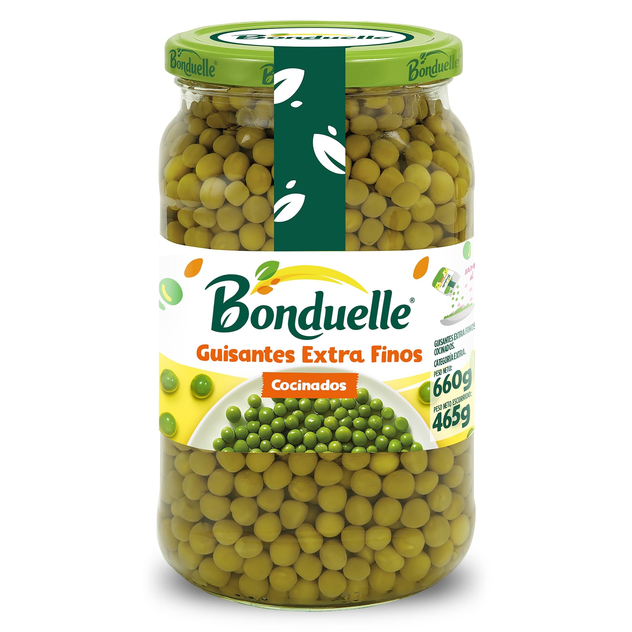 Guisantes extra finos Bonduelle 465 g