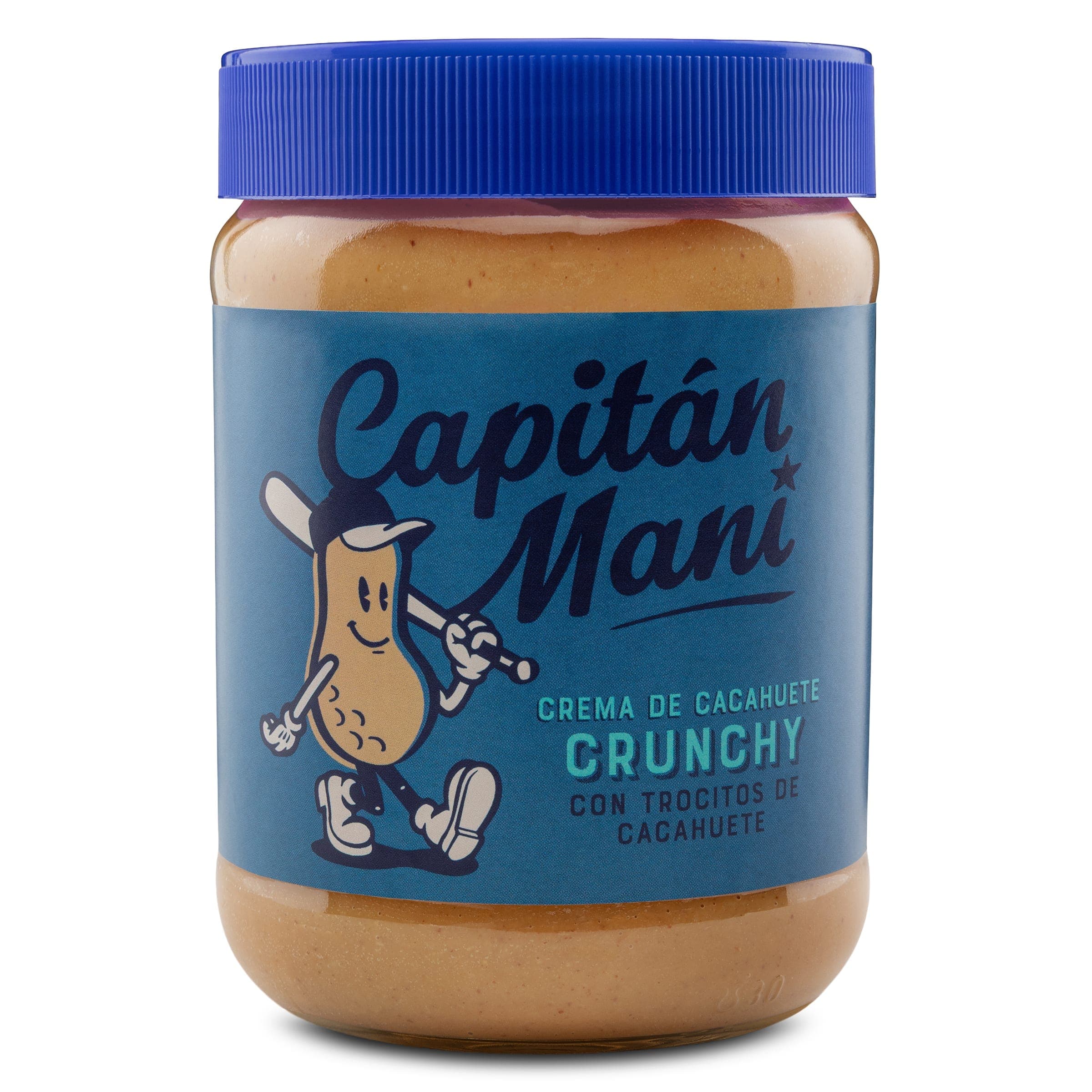 Crema de cacahuete crujiente Capitán Mani bote 340 g