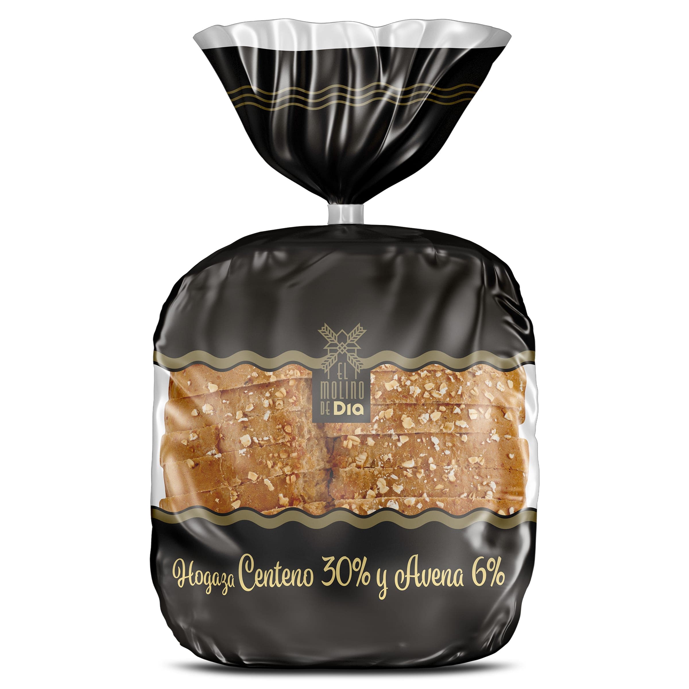 Hogaza de centeno y avena El molino de Dia 500 g