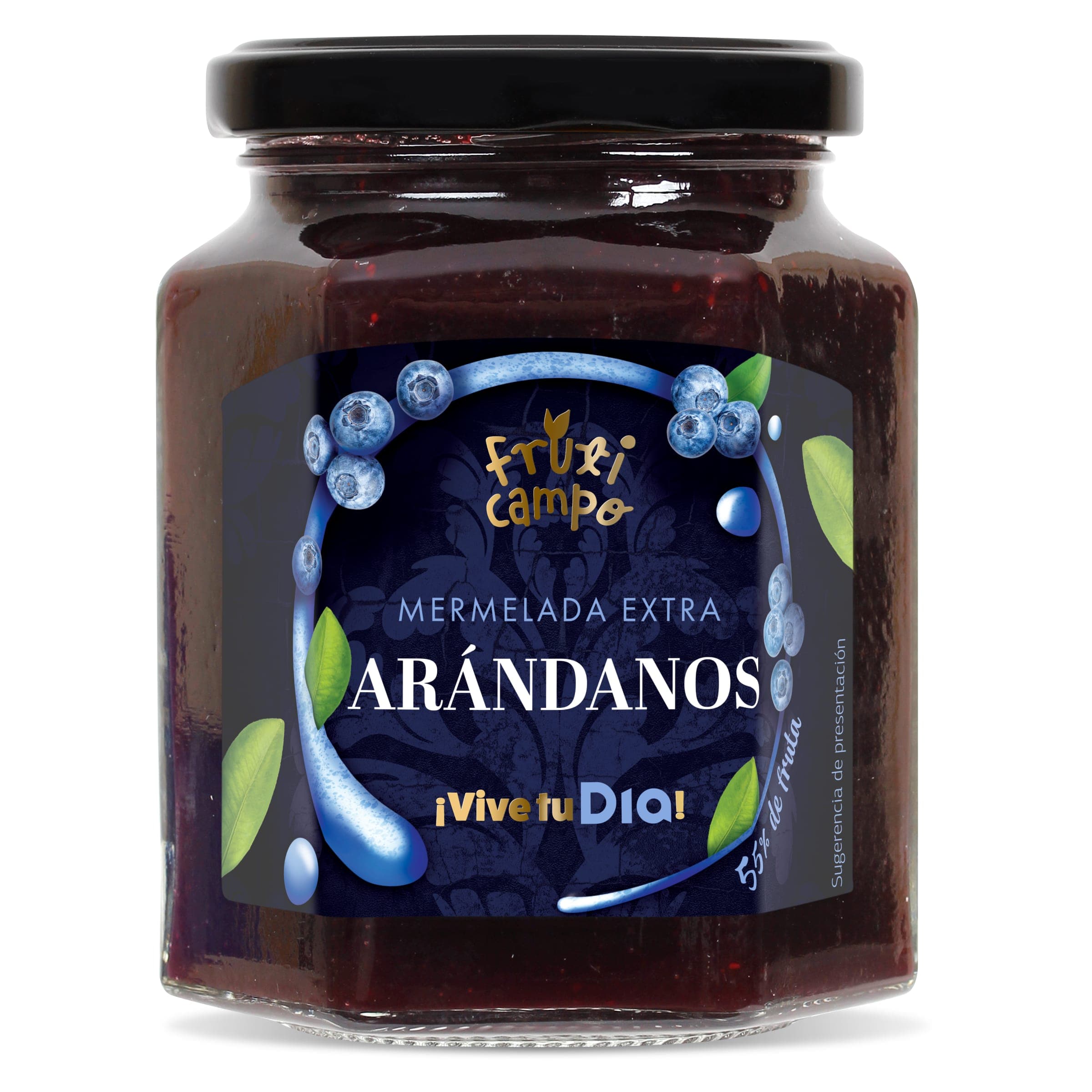 Mermelada de arándanos extra Dia Fruticampo frasco 320 g