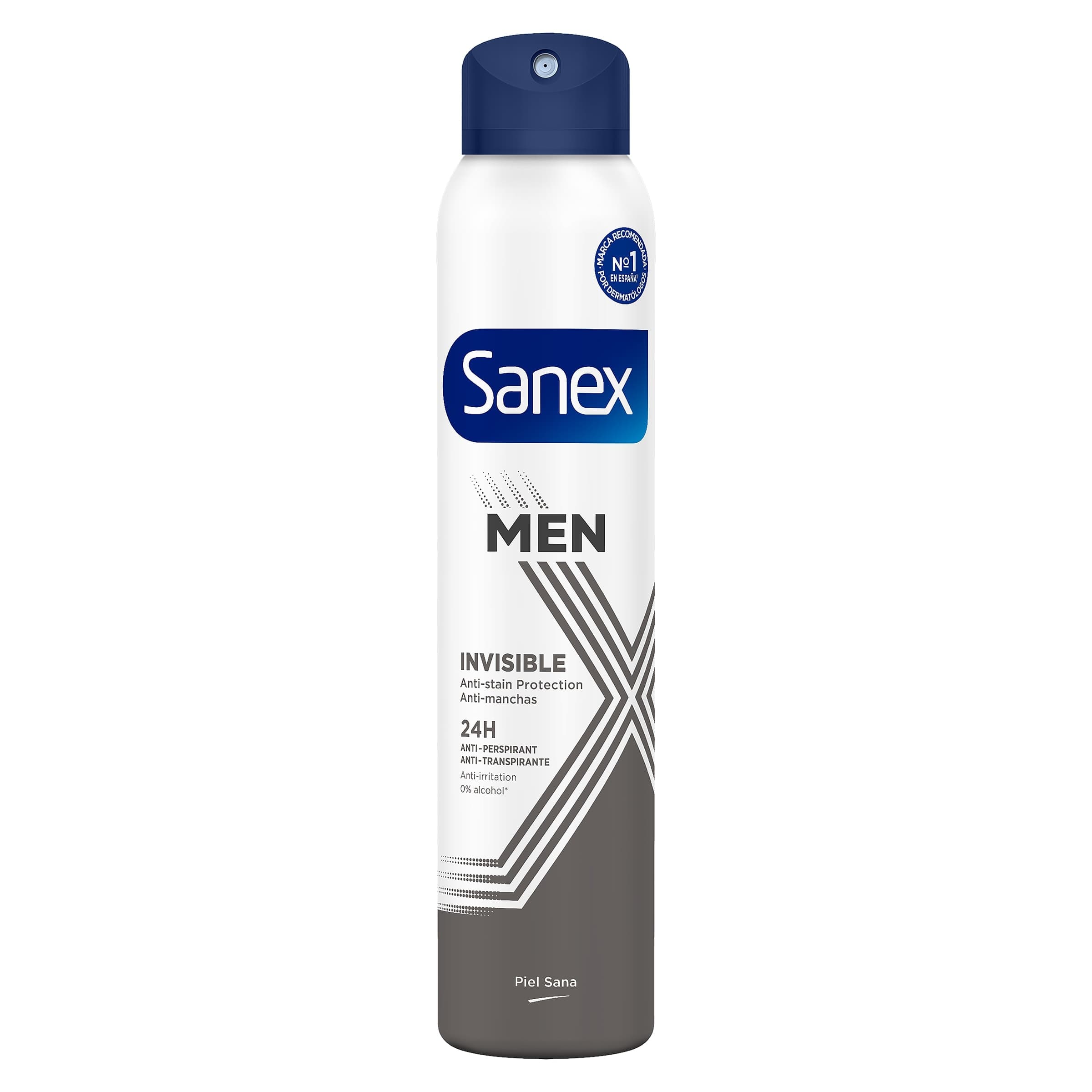 Desodorante hombre invisible 24 horas Sanex spray 200 ml
