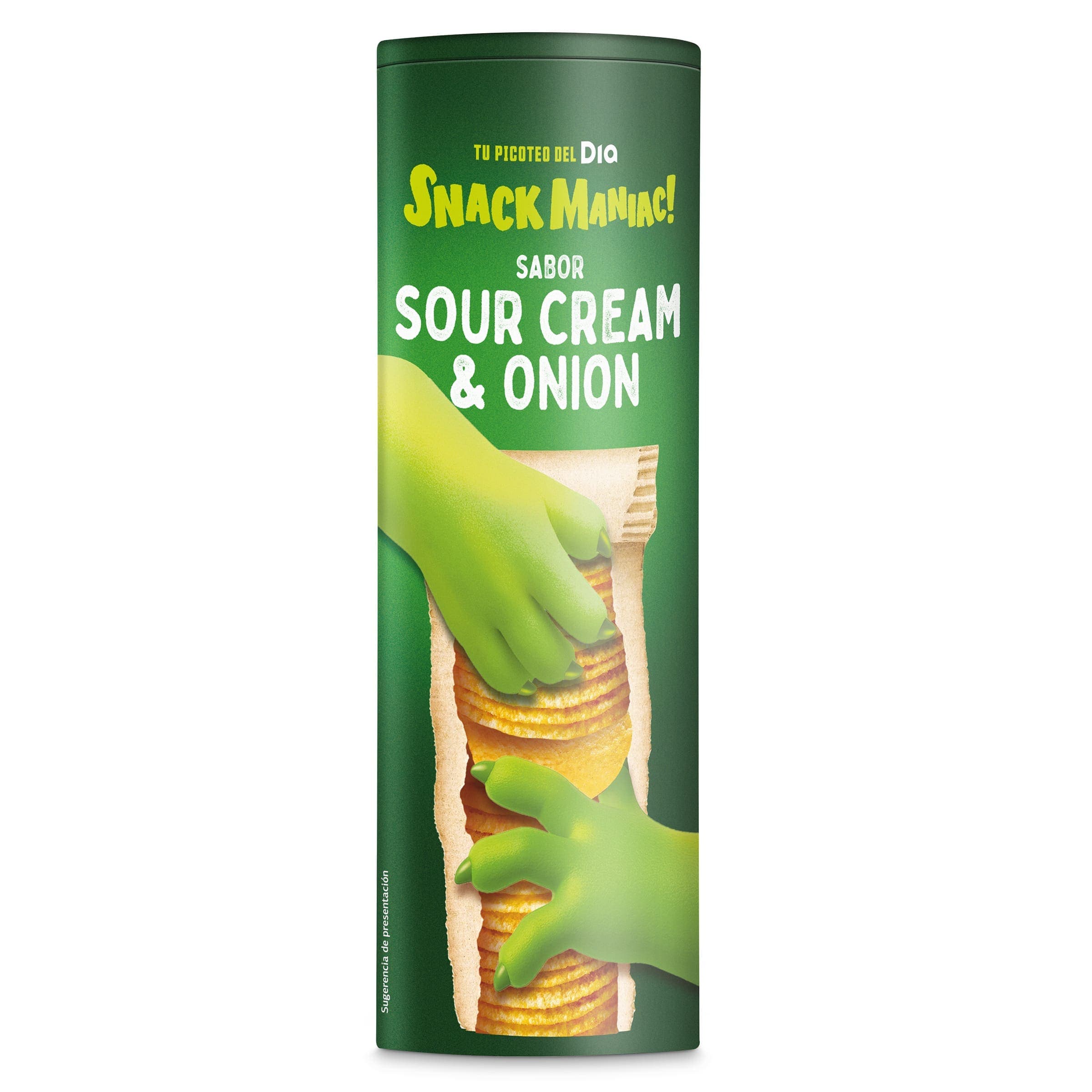 Snack de patata sour cream & onion Dia Snack Maniac 170 g