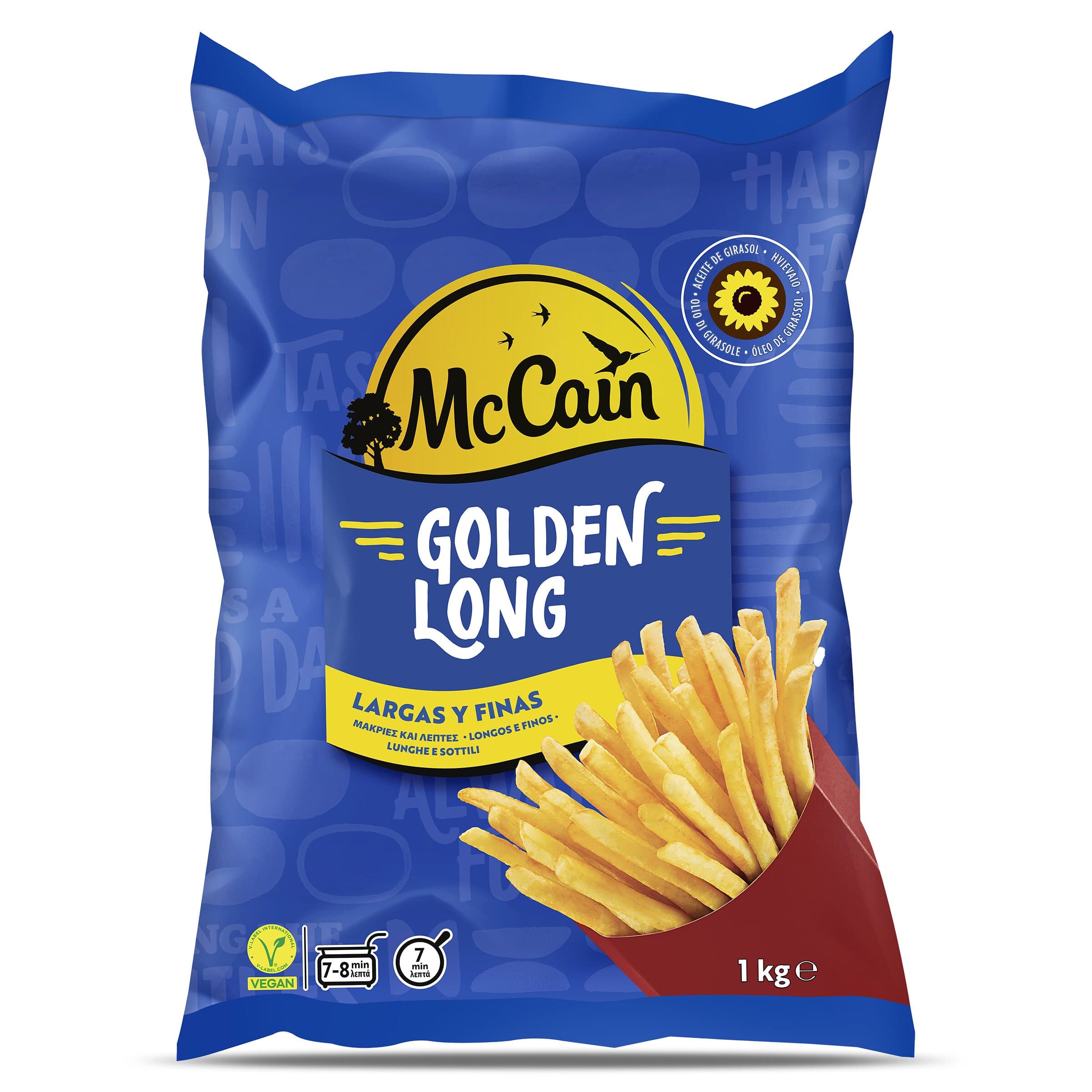 Patatas fritas largas McCain 1 Kg