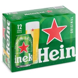 Cerveza Heineken pack 12 x 33 cl