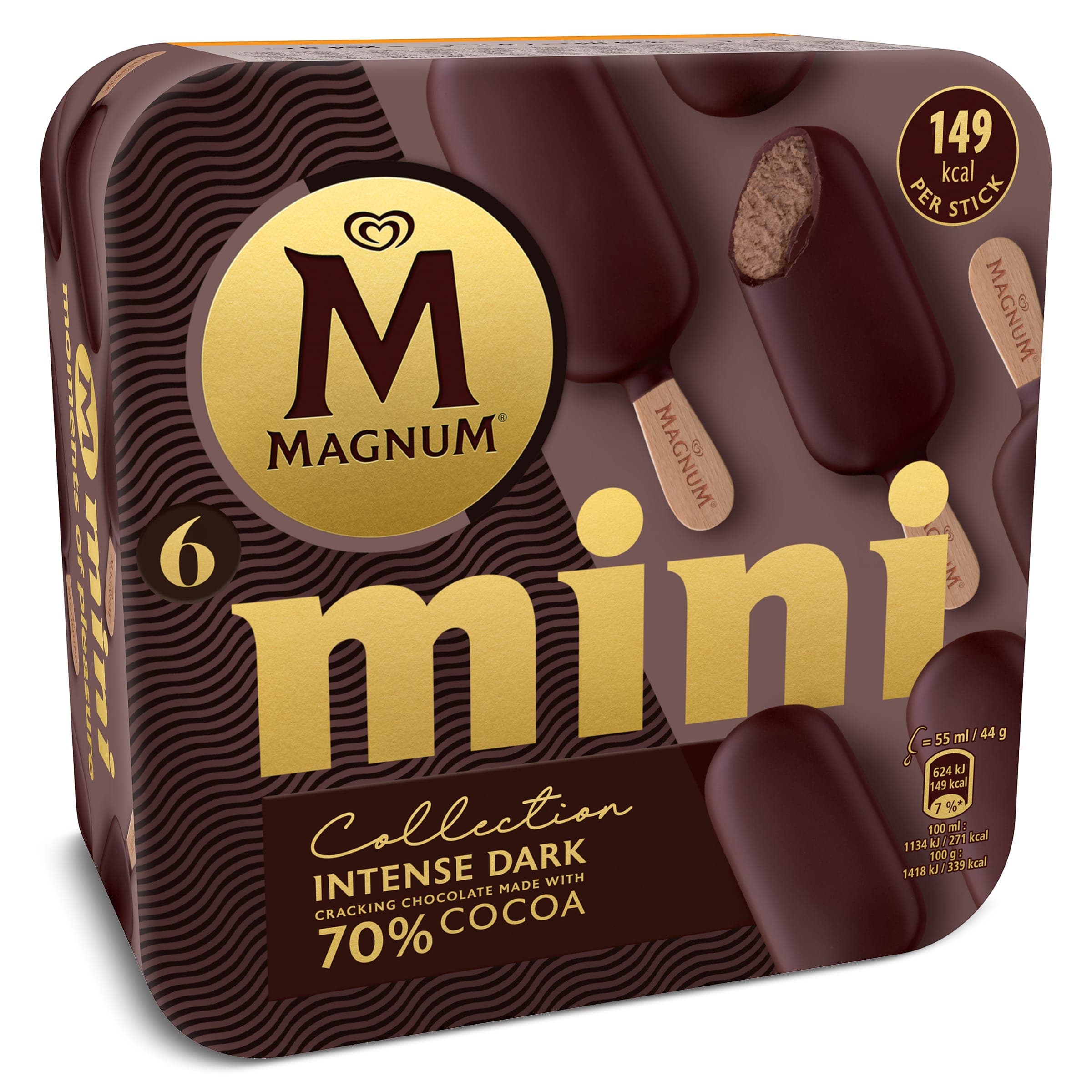 Magnum mini intense dark 70% 6 x 44 g
