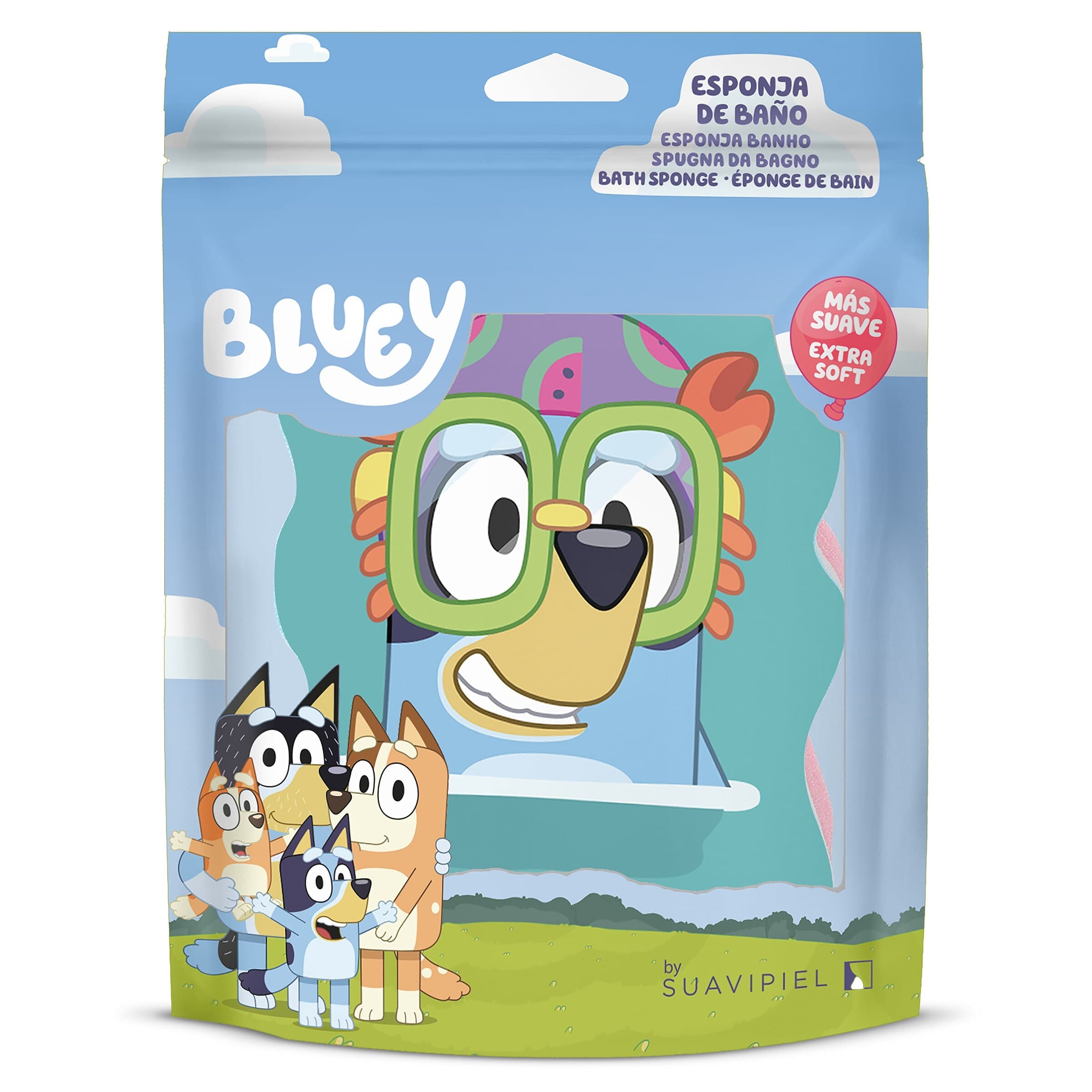 Esponja de baño infantil Suavipiel bolsa 1 unidad (modelos diferentes)