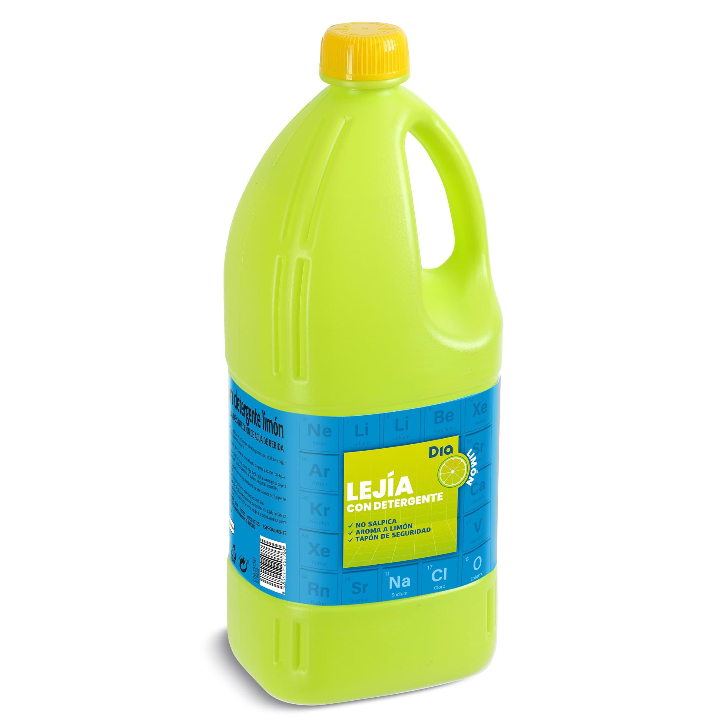Lejía con detergente limón Dia garrafa 2 L