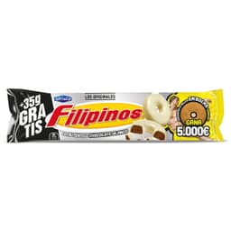 Roscos de galleta con chocolate blanco Artiach Filipinos bolsa 93 g + 35 g