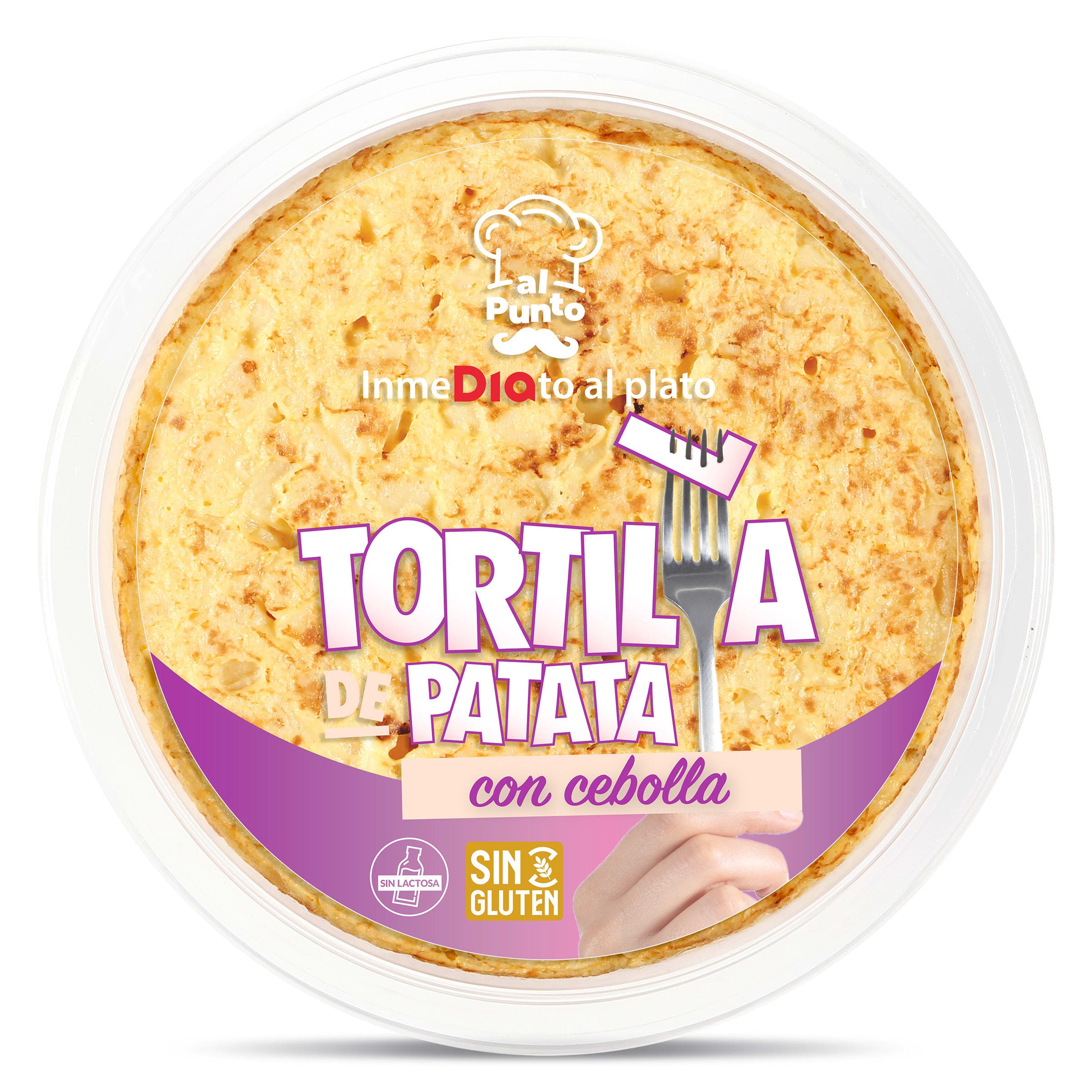 Tortilla de patatas con cebolla Dia Al Punto 600 g